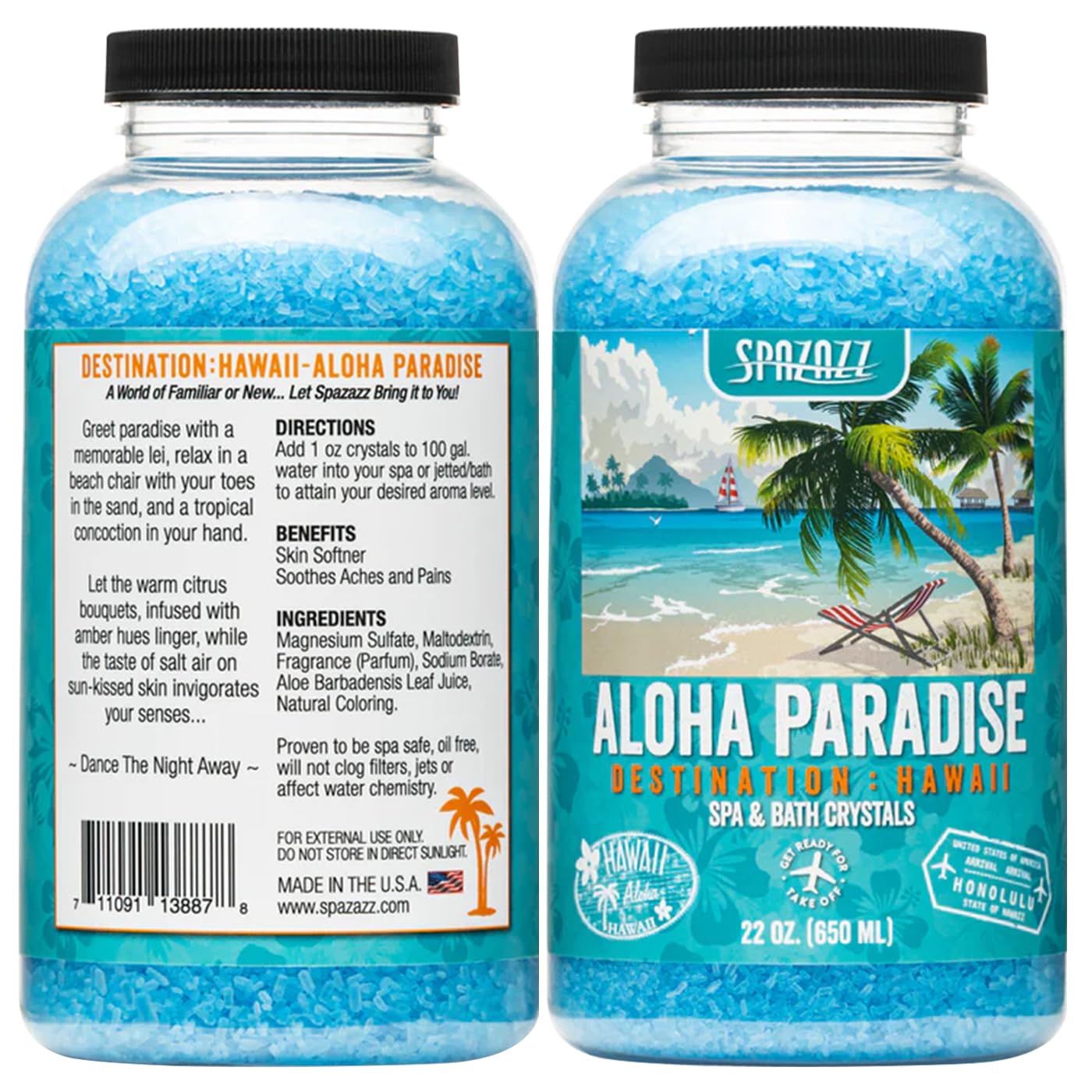 Textura de cristales de Spazazz para baño suave y aromático