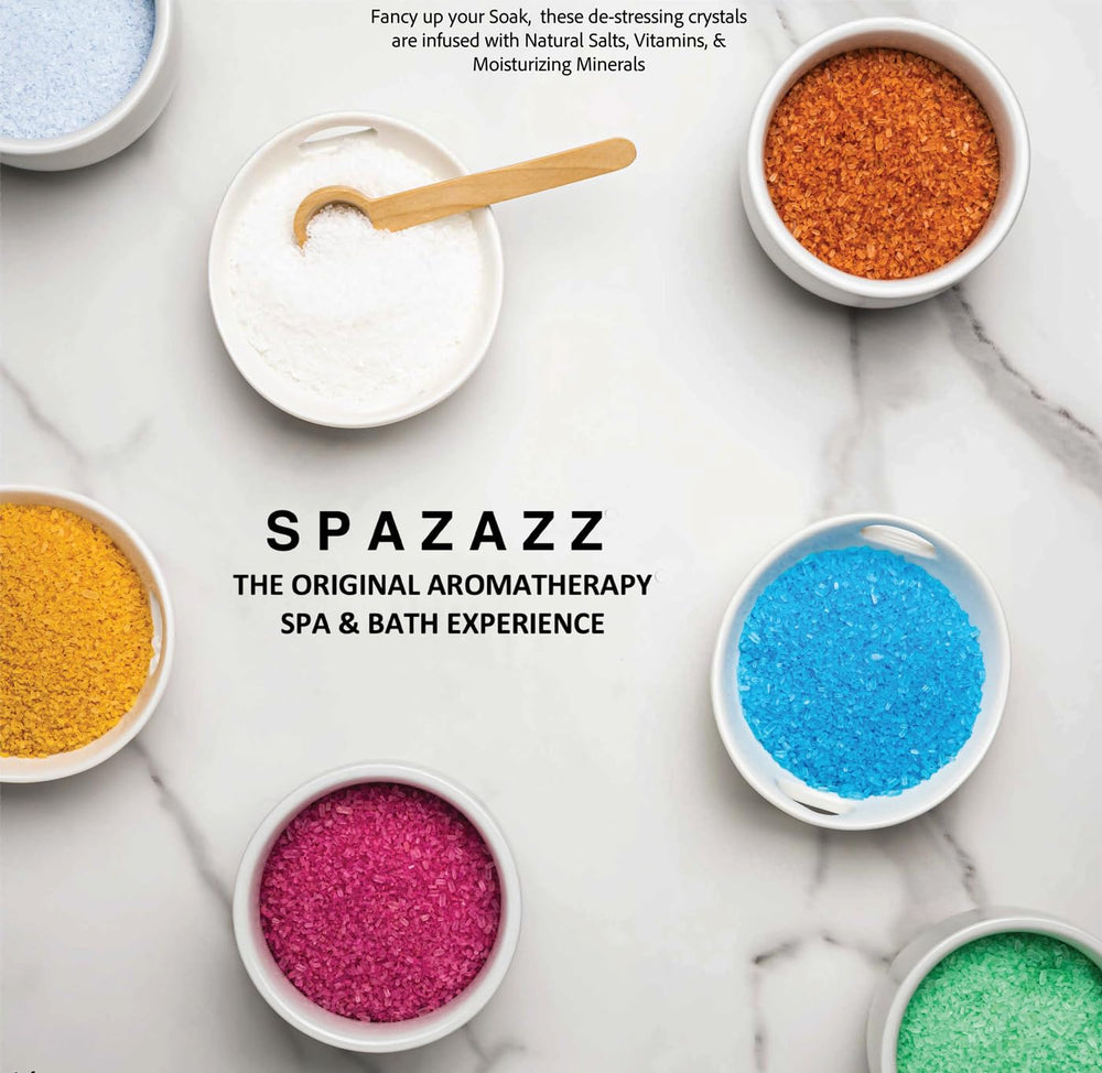 Spazazz RX Therapy Energy crystals to revitalize your bath soak.