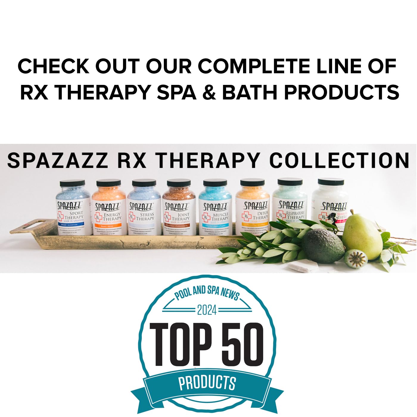Spazazz RX Therapy Sleep crystals to encourage restful nights soak.