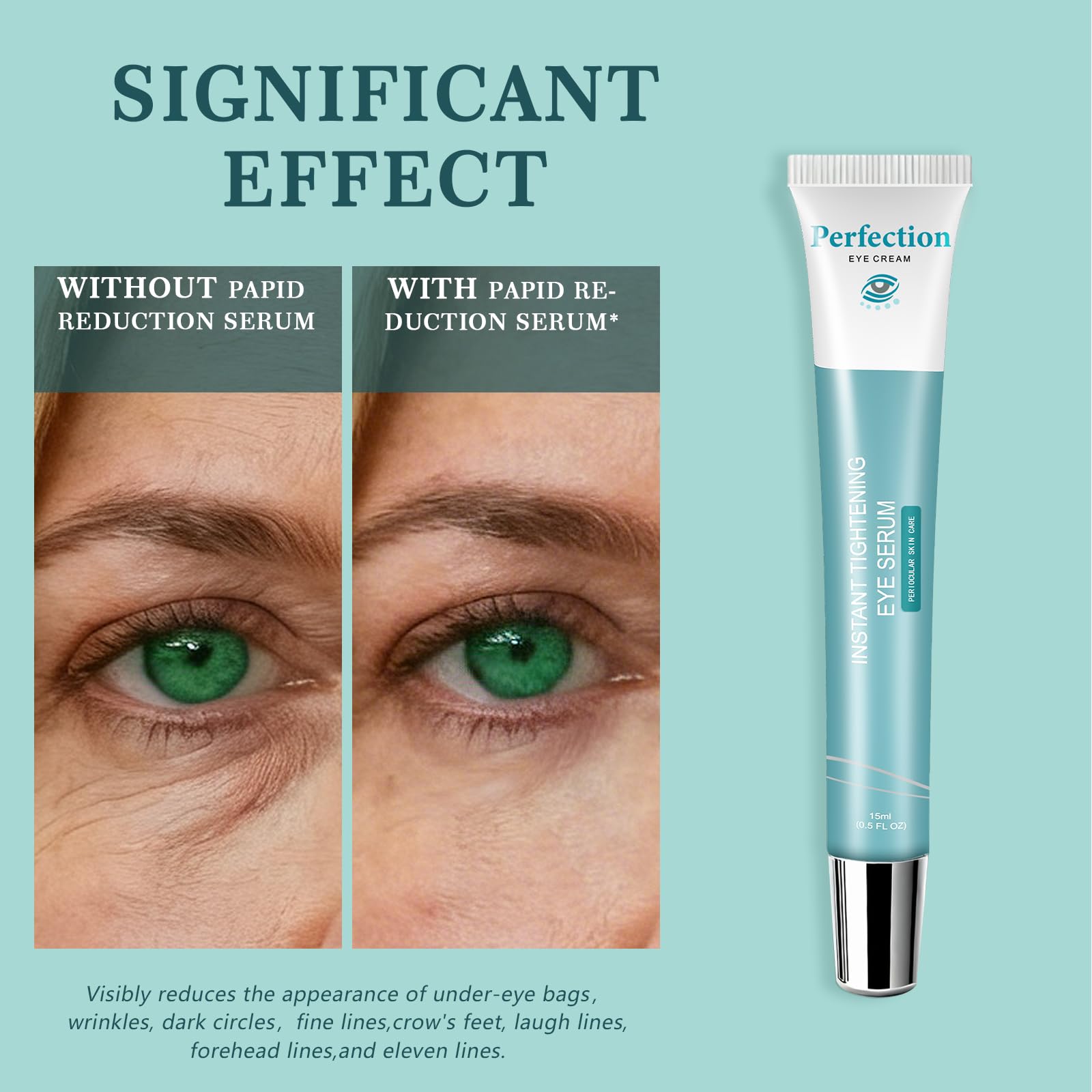 Spec ask Under Eye Lift Serum, reducción de bolsas para un aspecto más fresco.