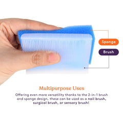 Special Supplies opcion 2 en 1 cepillo y esponja para bano