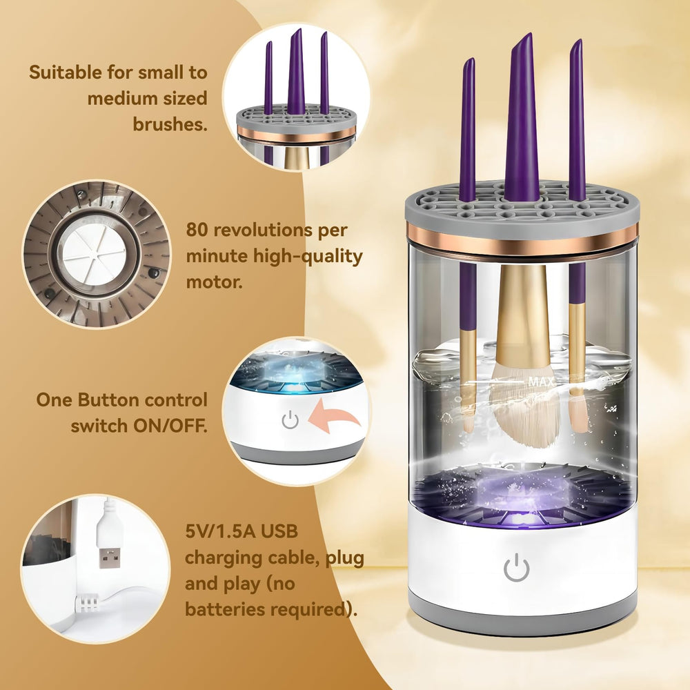 SPECIALISTTRIAN USB powered cleaner enables effortless on the go brush cleaning