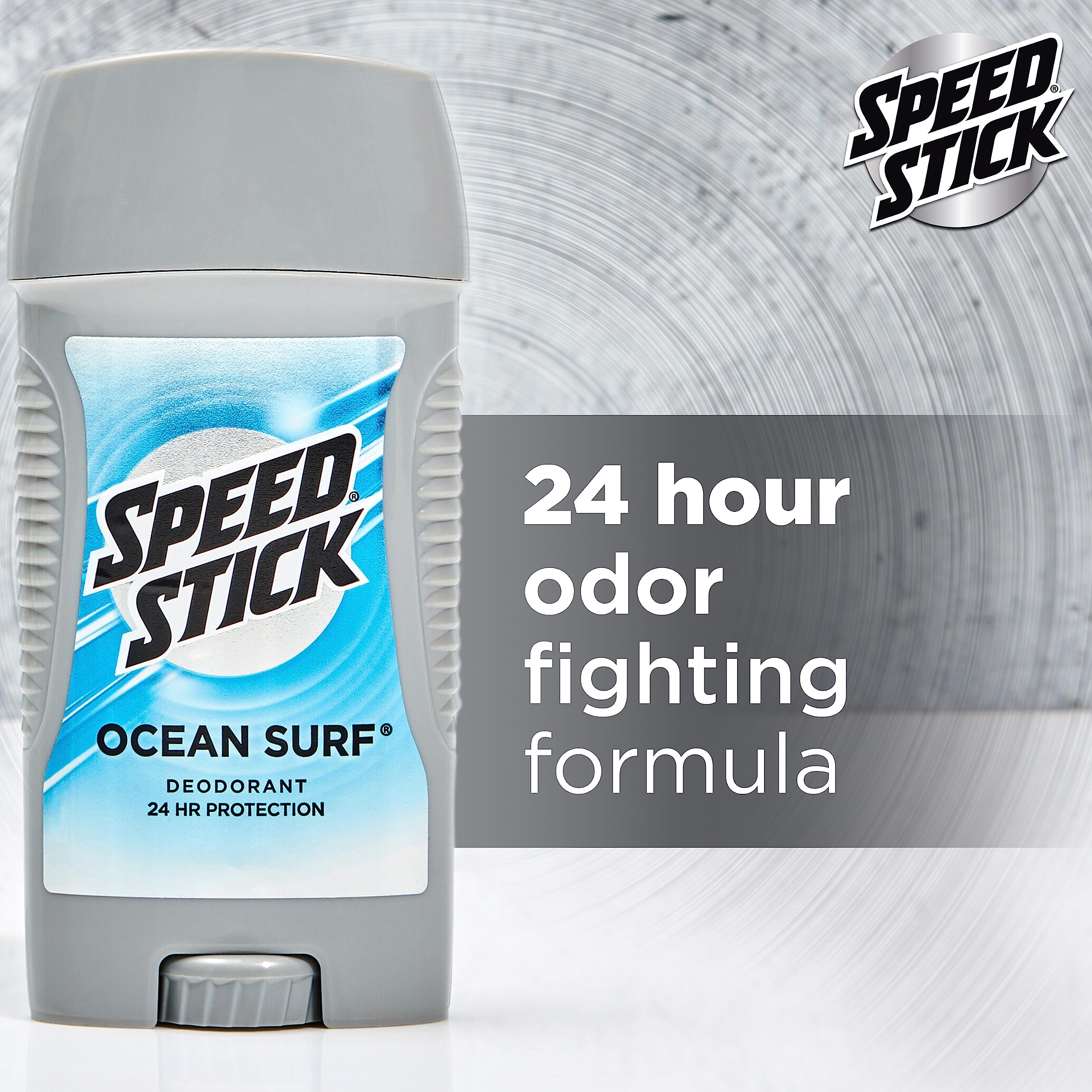 Speed Stick Ocean Surf, diseño clásico para uso diario y rápido.