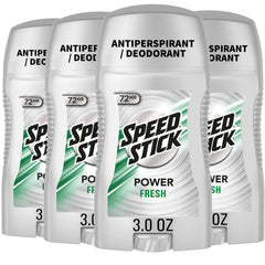Speed Stick Power, barra frontal, frescura que dura todo el día.