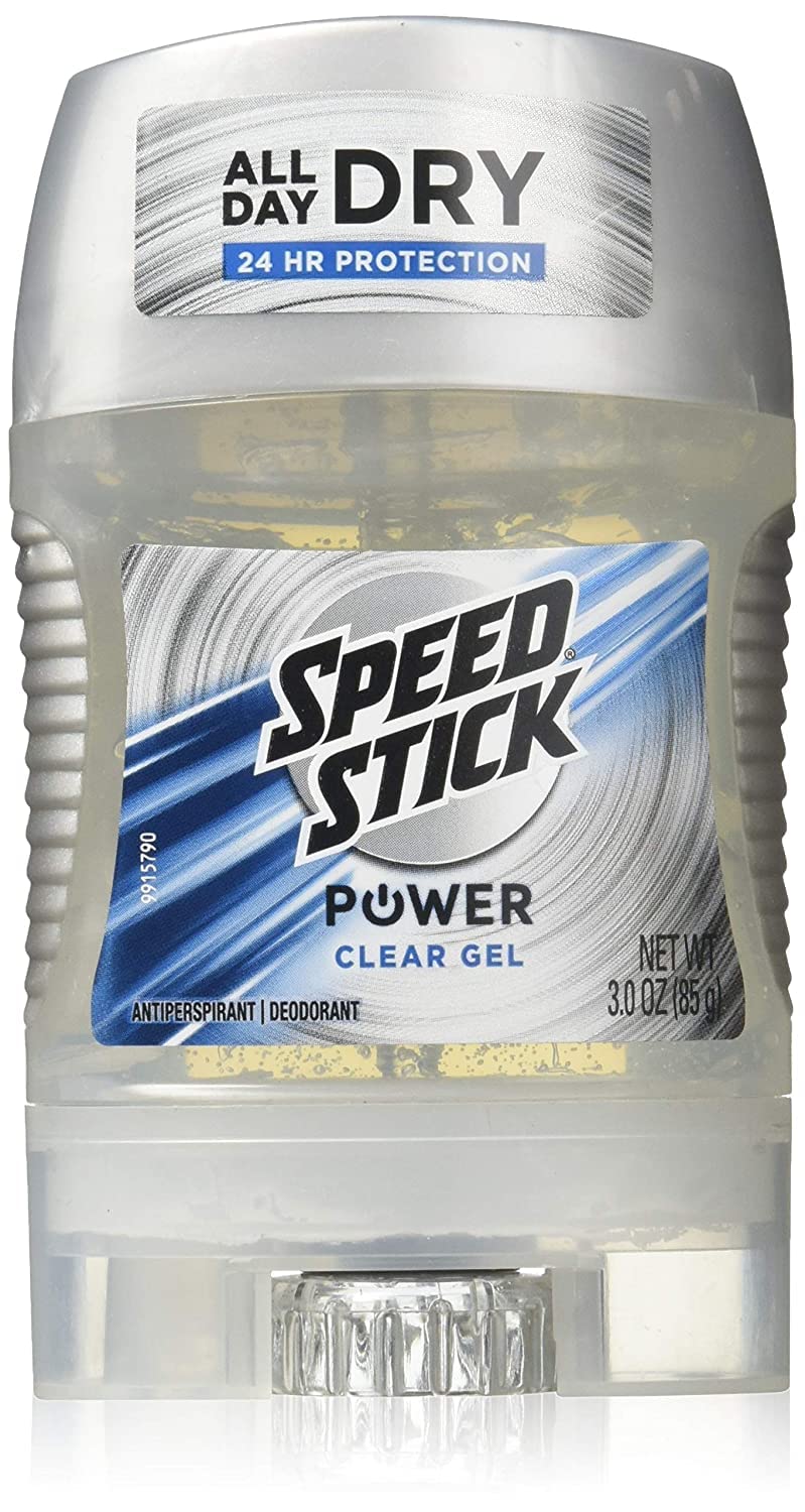 Speed Stick Power Gel 24-hour protection on packaging