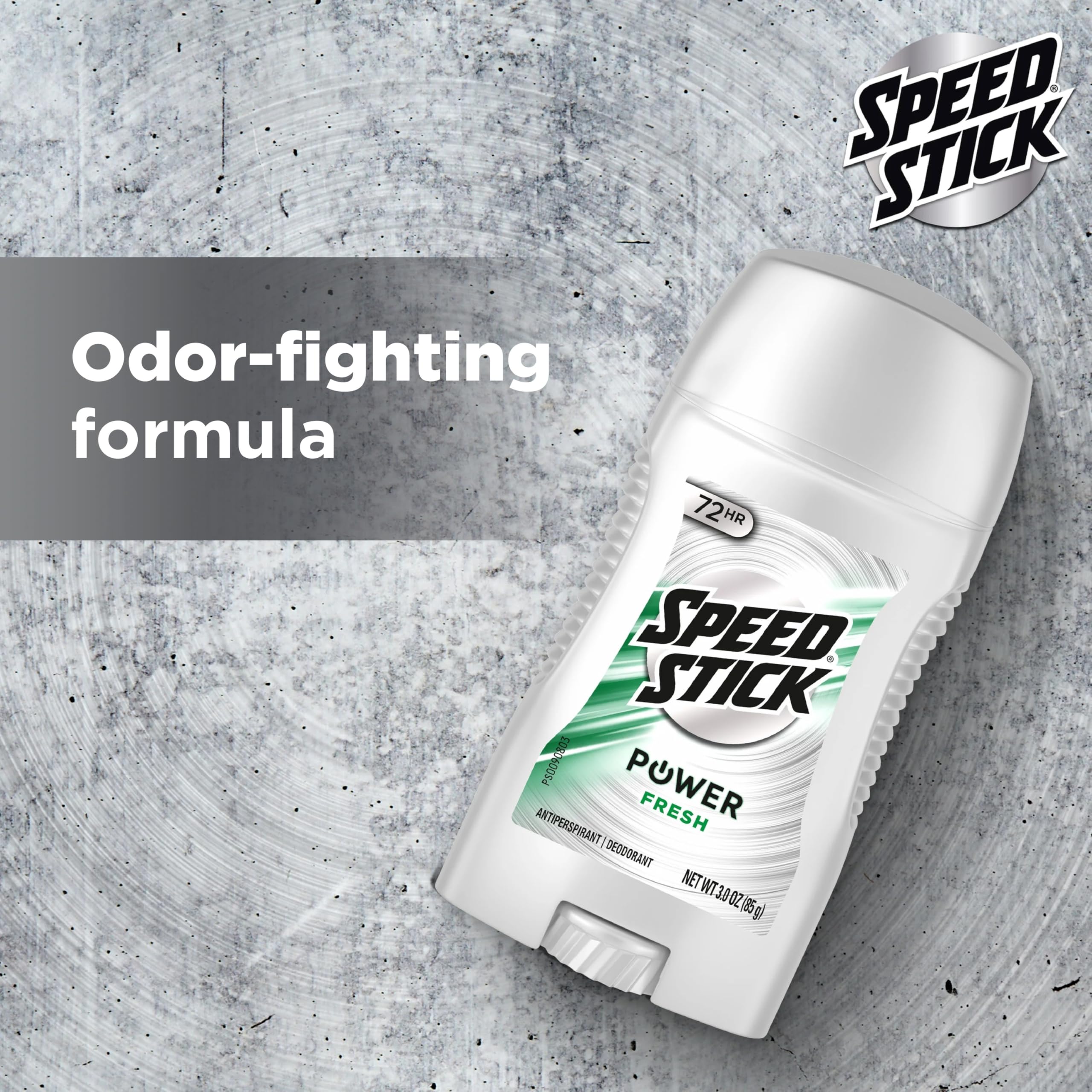 Speed Stick Power, protección 72 h, tranquilidad durante todo el día.