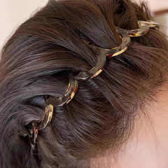 Spenlly diadema zig zag uso diario, accesorio cómodo de llevar