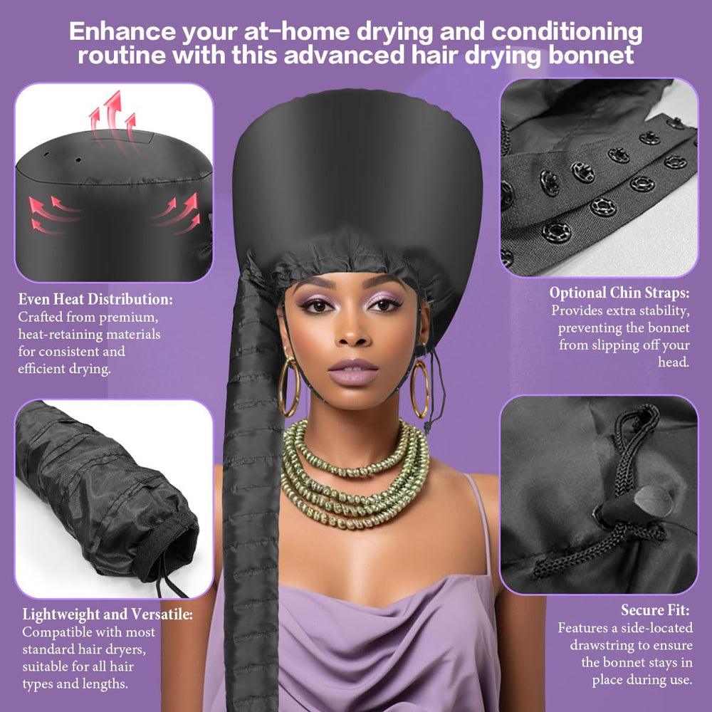 SpiralScgv deep-conditioning bonnet supporting conditioning with heat.