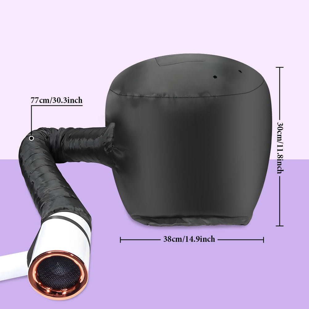 SpiralScgv portable travel bonnet for on-the-go hair care.