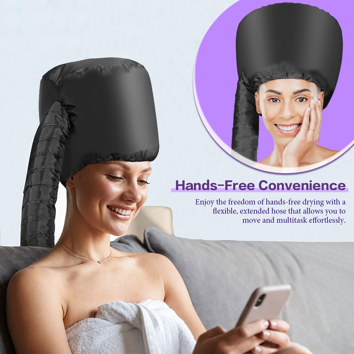 SpiralScgv travel-ready bonnet suitable for quick routines away from home.