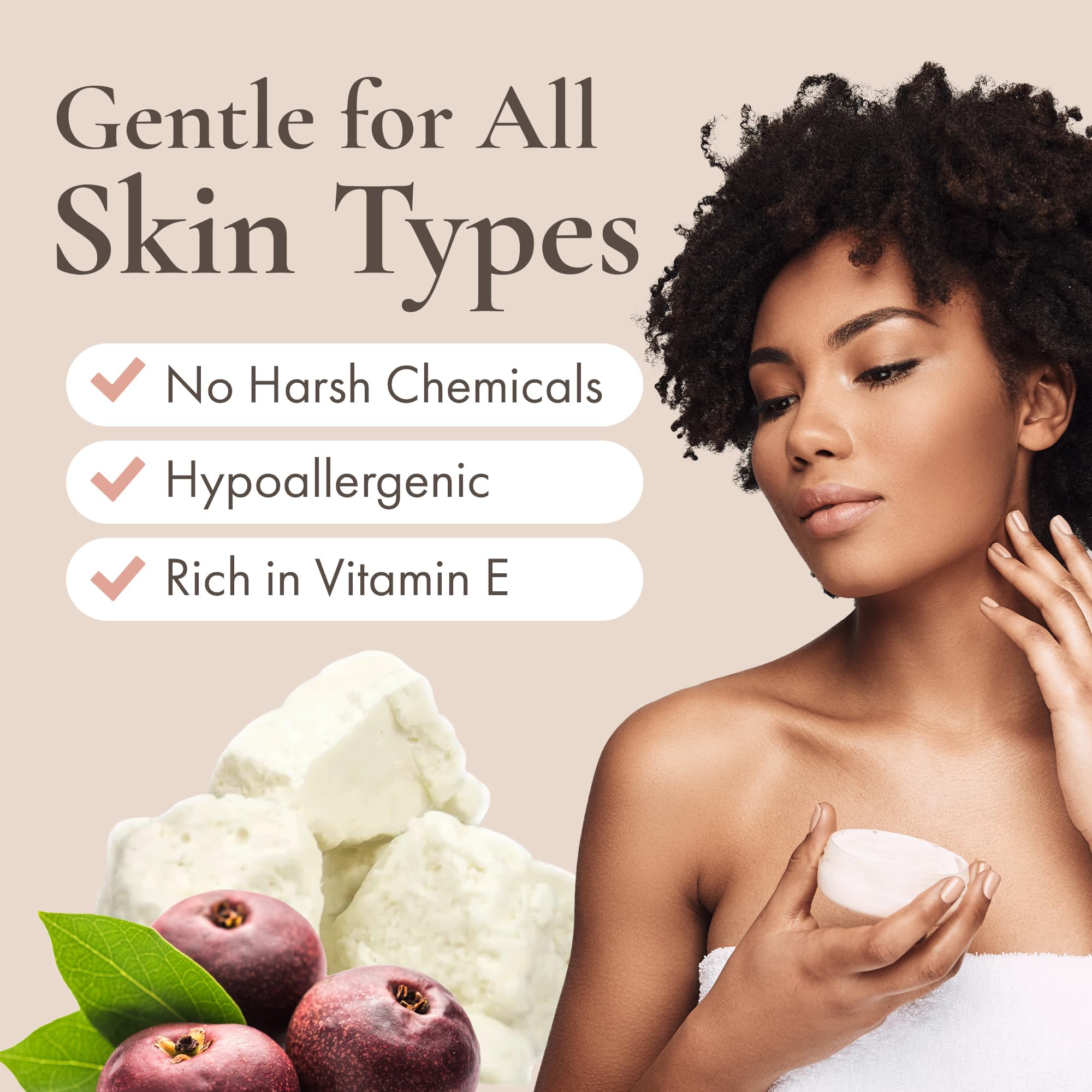 Ingredientes naturales de SpirZon Kokum Mantequilla Refinada para cosmética casera.