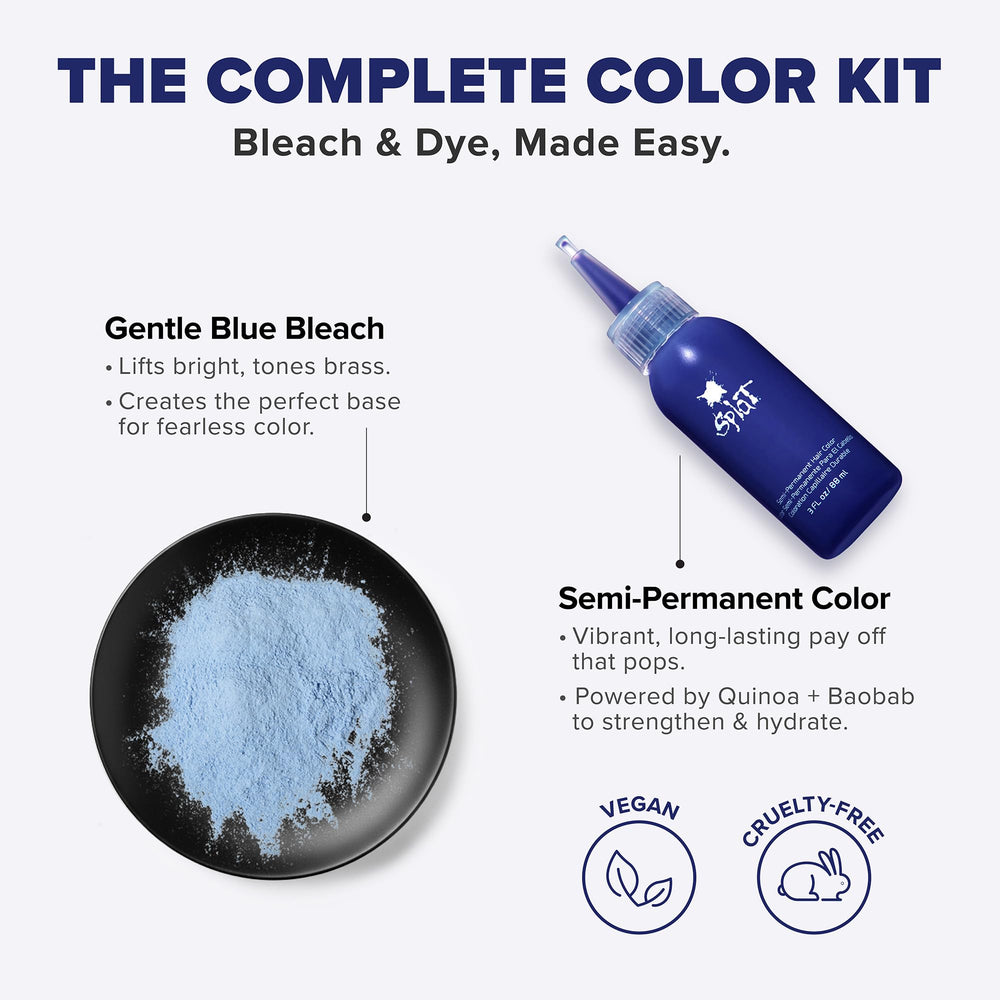 Splat Blue Envy gloves for mess-free application