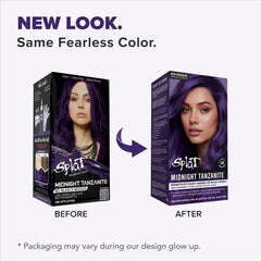 Splat Midnight complete kit dye bottle ready for bold color application.