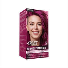 Splat Midnight Magenta dye bottle close-up for bold pink color that lasts