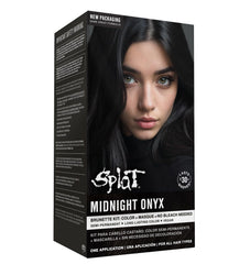 Splat Midnight Onyx dye bottle for bold jet-black color