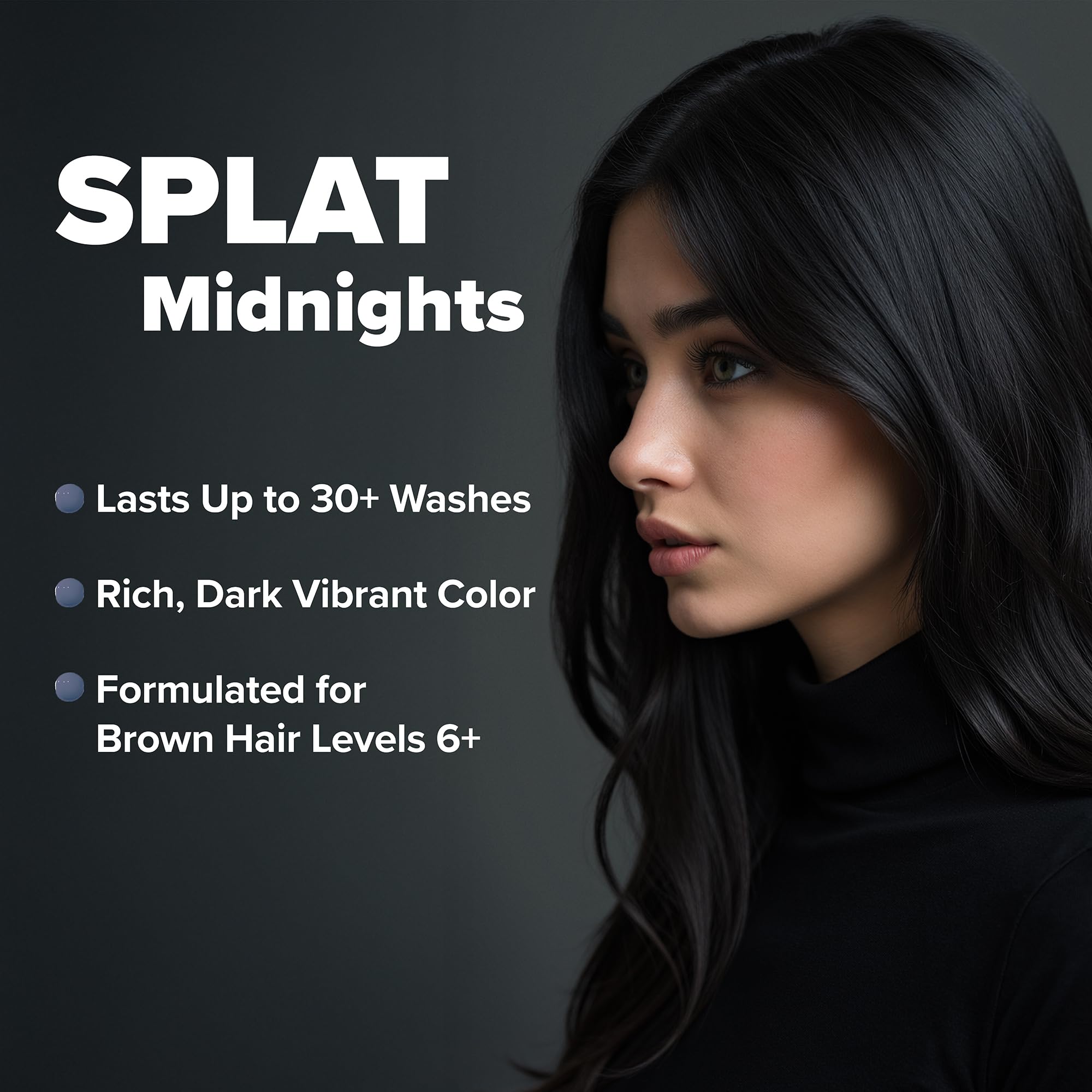 Vegan cruelty-free logo on Splat Midnight Onyx packaging