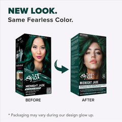 Splat Rebellious Colors Midnight Jade dye pour with rich pigment for semi-permanent result