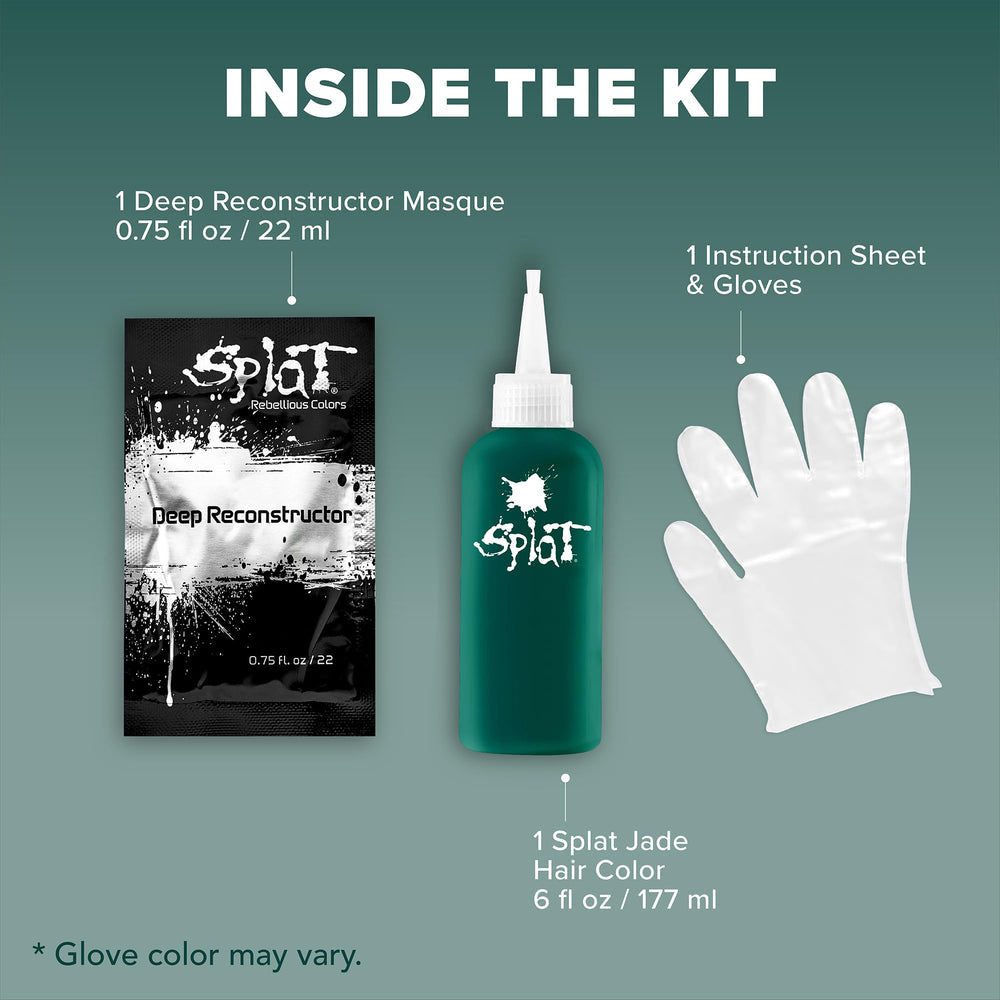 Splat Rebellious Colors Midnight Jade gloves highlight home dye protection