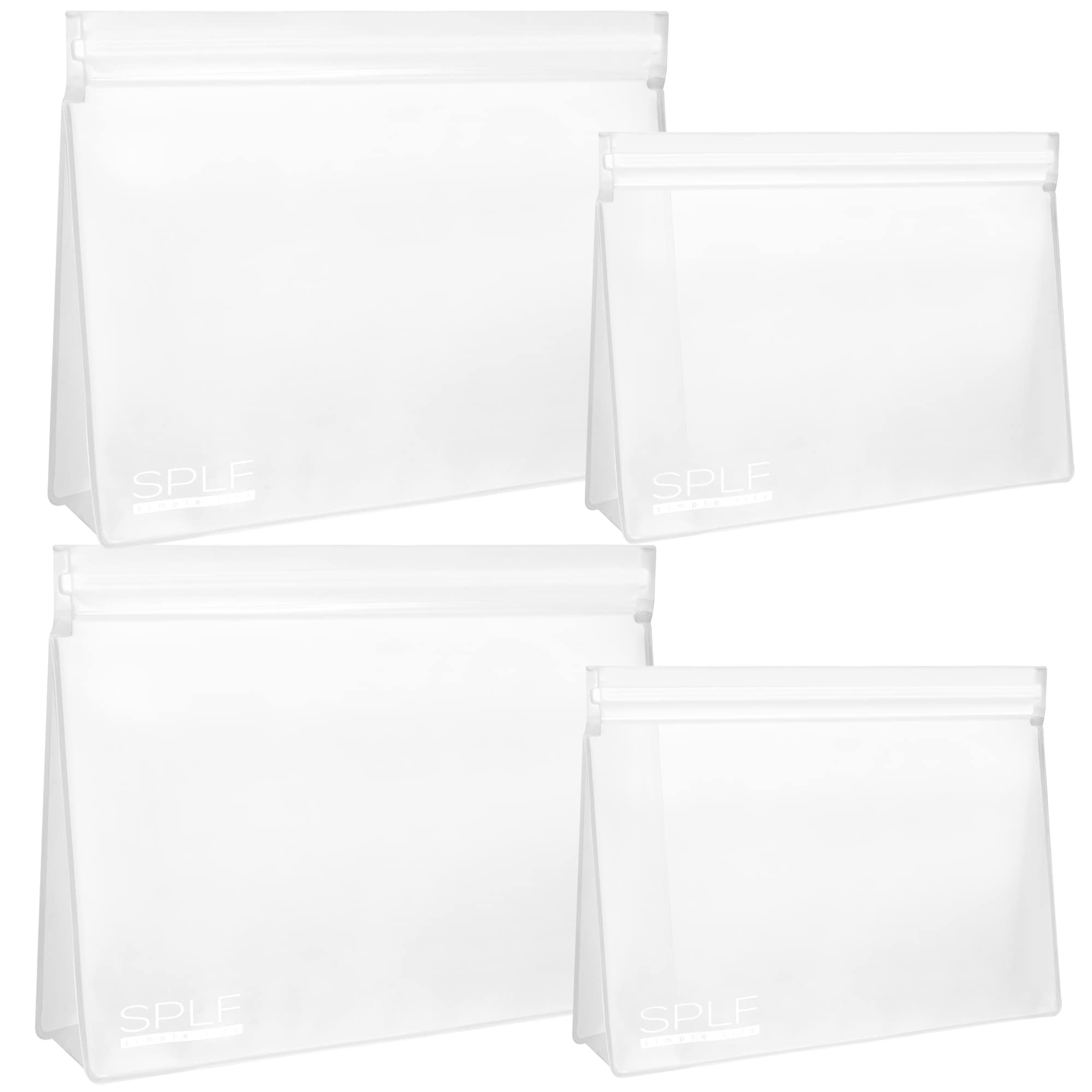 SPLF clear toiletry bag compact set, transparent design for easy item spotting during security checks.