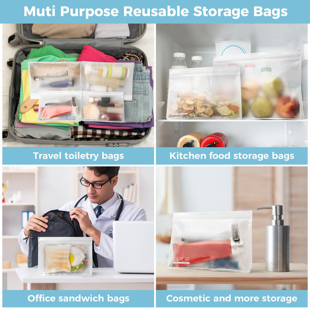 SPLF multi-purpose organizer fits cosmetics, electronics, and snacks on the go.