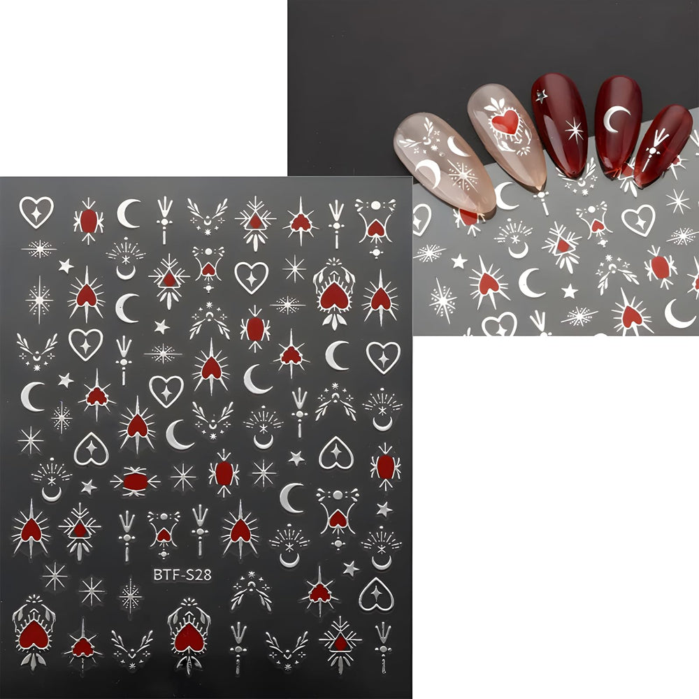 SPLOCUDU pegatinas uñas aplicación fácil: instalación rápida para un look instantáneo