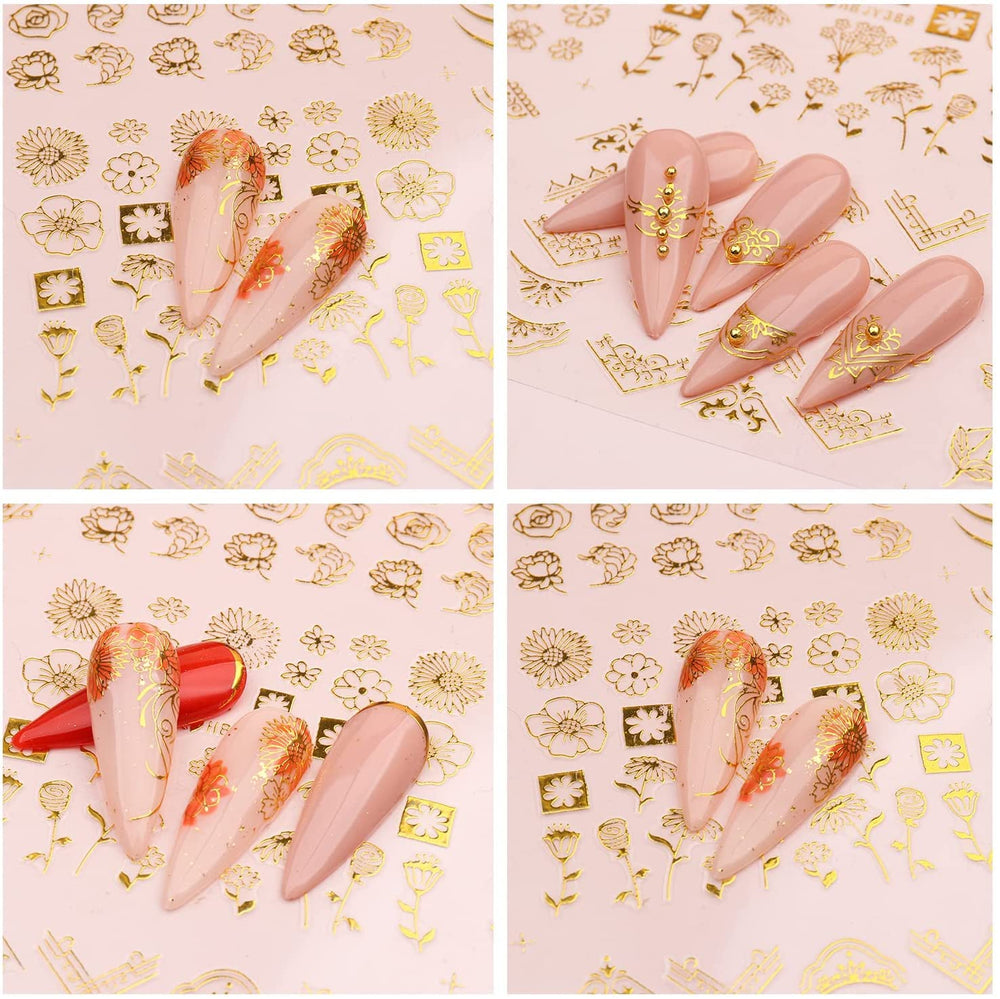 SPLOCUDU pegatinas uñas faciles de aplicar para manicura rápida