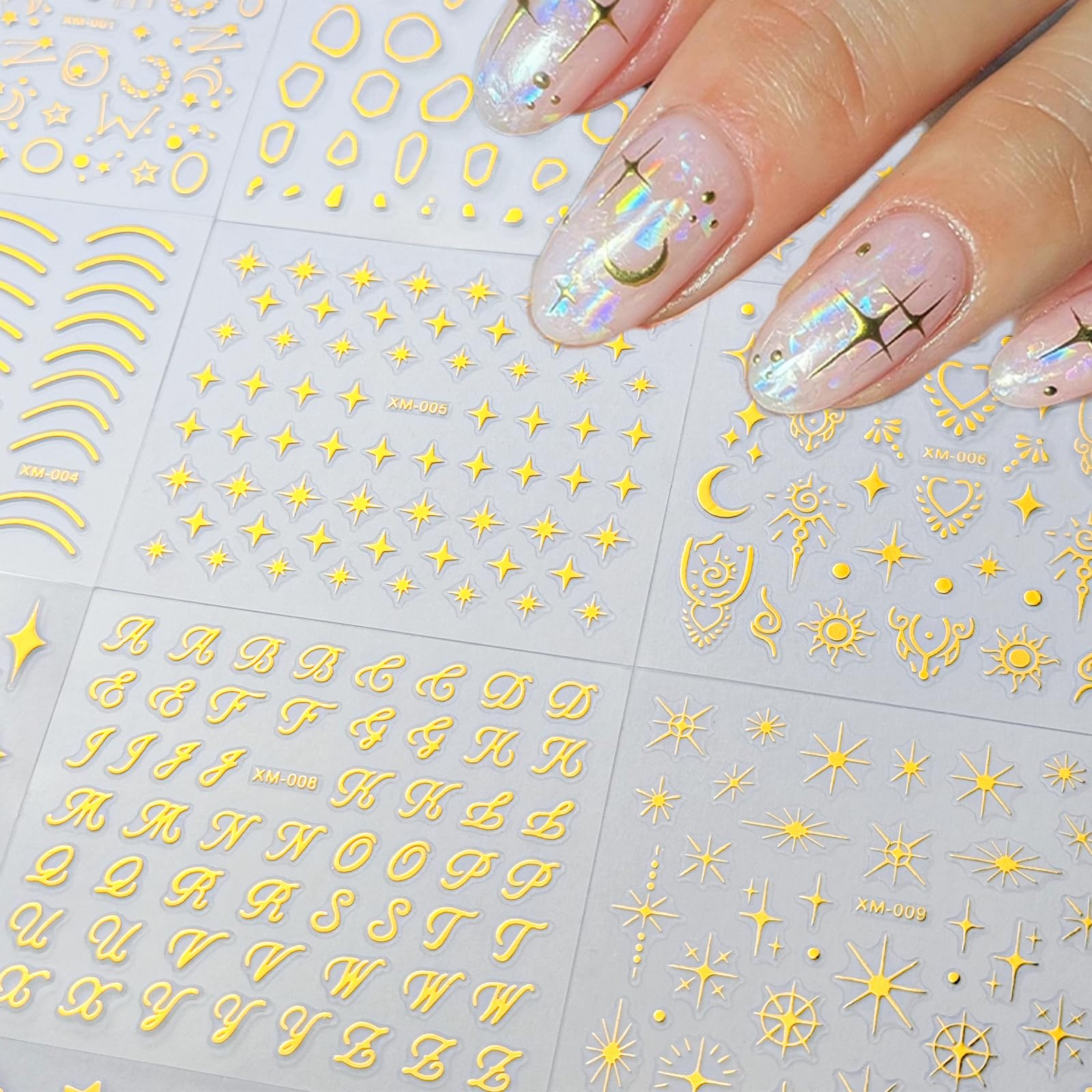 SPLOCUDU self-adhesive decals simplify application with quick, clean nail art.