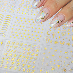 SPLOCUDU self-adhesive decals simplify application with quick, clean nail art.