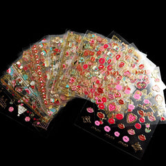 SPLOCUDU rose nail art stickers create elegant nail accents