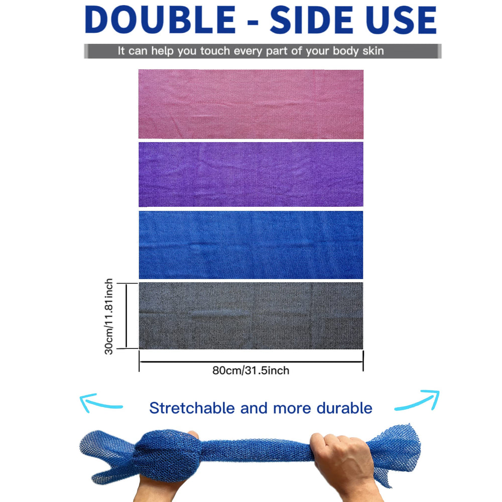 SPMKTBOZAI net exfoliante africano, largo 11,8 x 31,5 pulgadas para cubrir todo el cuerpo.