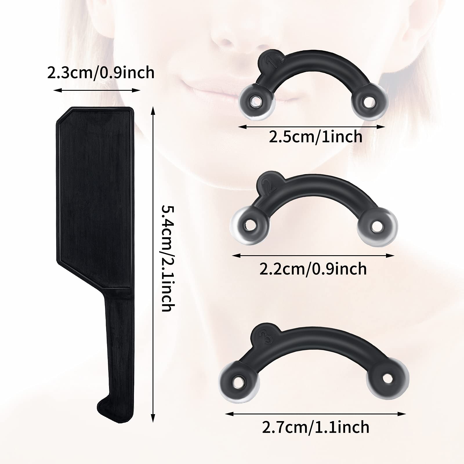 Spnico silicone nose straightener close-up, soft material for comfortable daily use