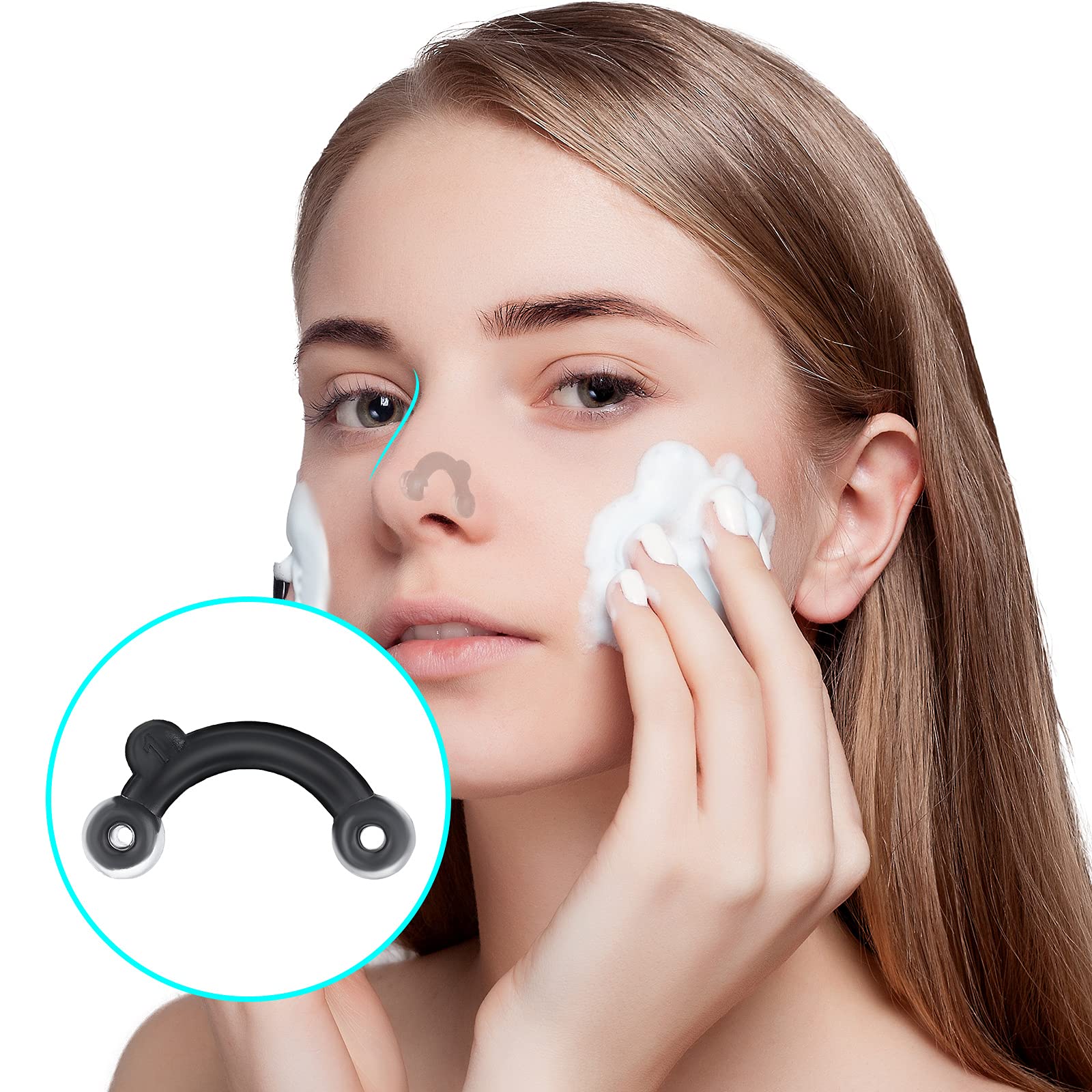 Spnico wash-and-reuse nose shaper pack, easy to clean