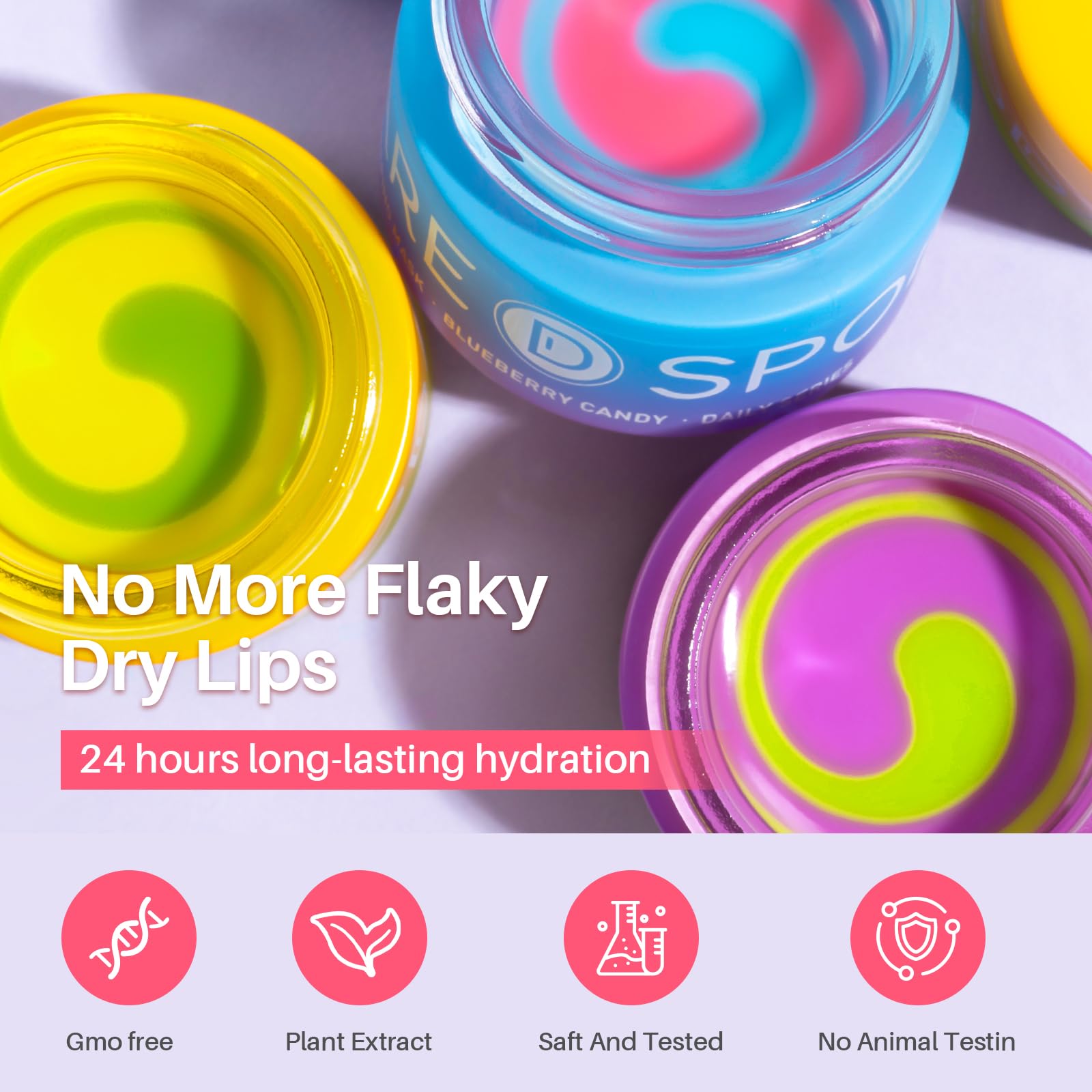 SPODARE aroma uva ofrece experiencia sensorial agradable mientras cuida los labios.