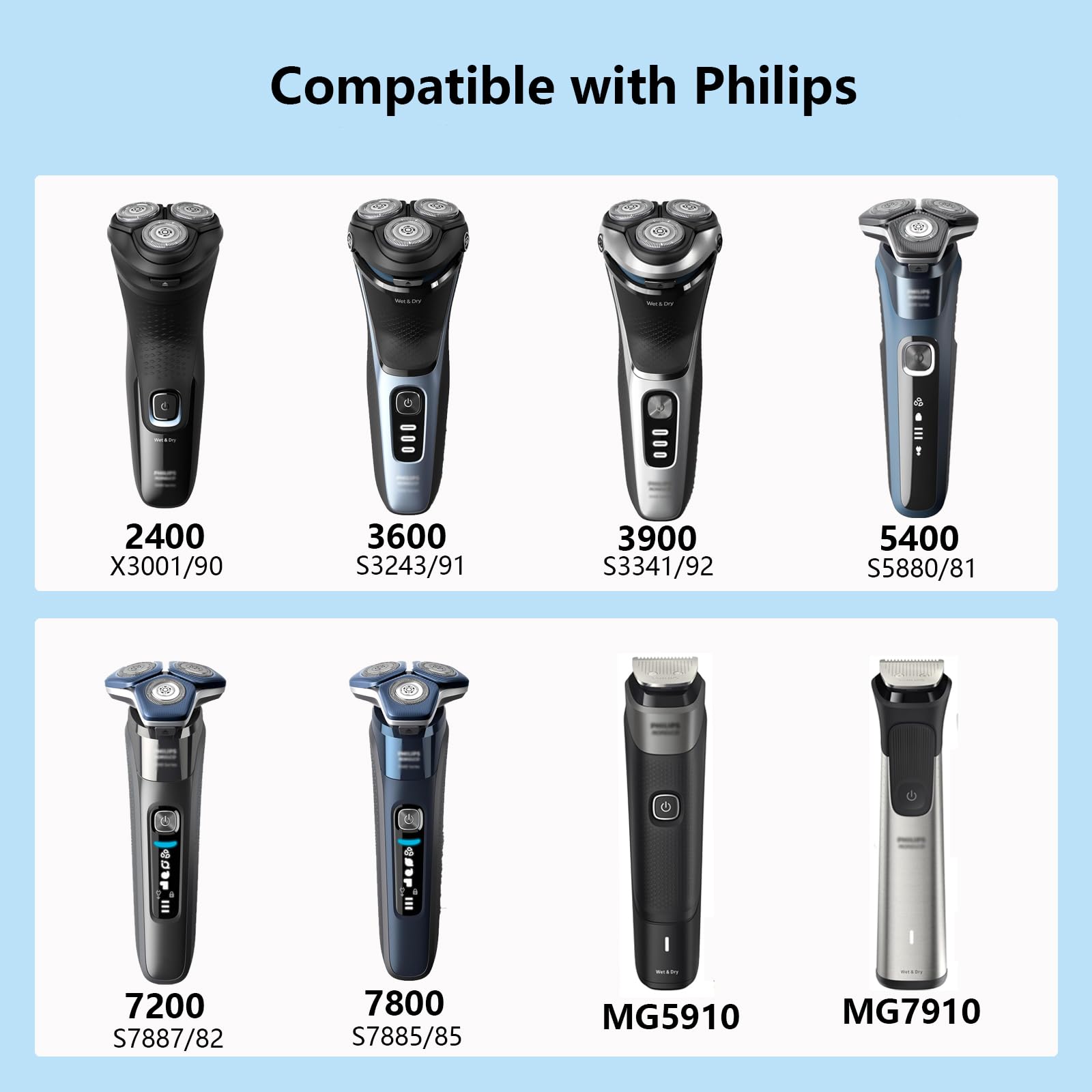SPOLANEL 1m charging cable provides flexible reach for daily grooming.