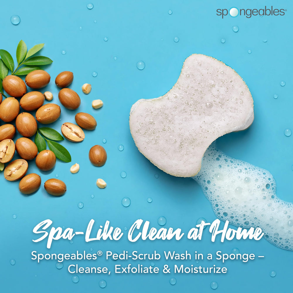 Spongeables Argan Oil Infused Sponge provides a gentle, spa-like cleanse at home.