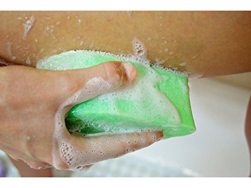 Spongeables fresh aloe leaves skin soothed and refreshed after use.