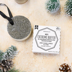 SPONGELLÉ Extreme Buffer: empaque elegante y bergamota para despertar los sentidos.