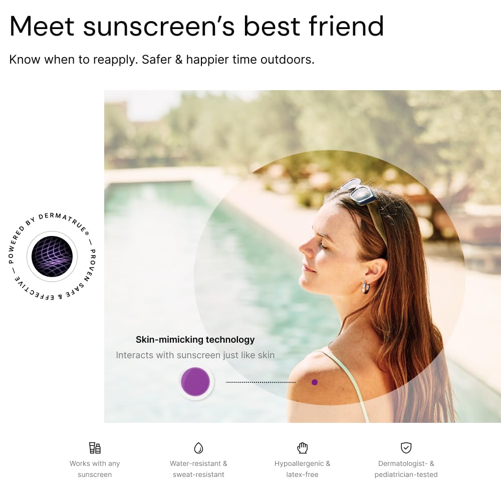 Diseño duradero de SpotMyUV resiste arena y agua.