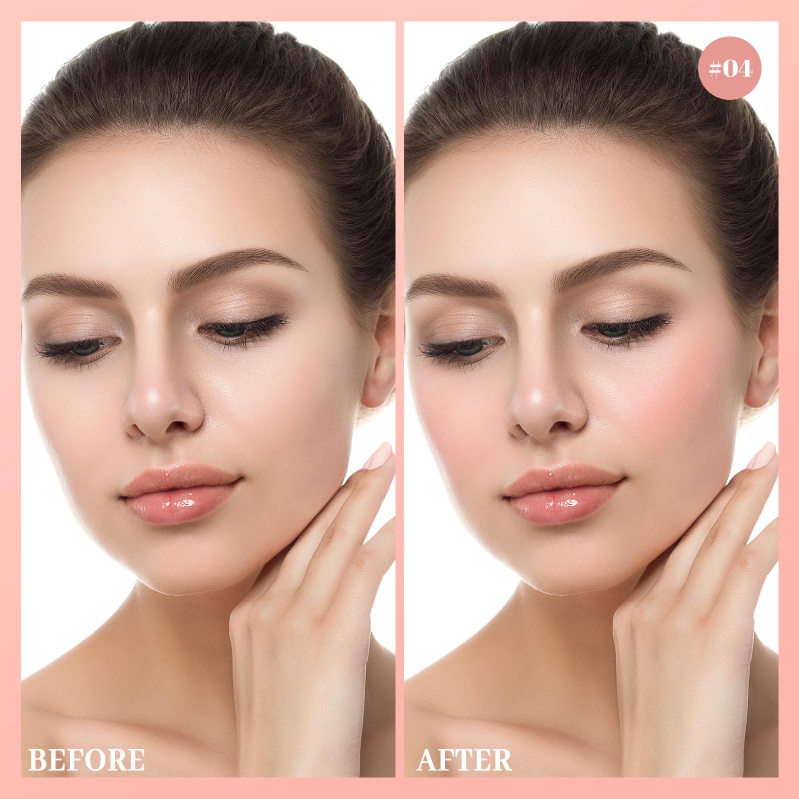 Palette open for travel-friendly makeup routine