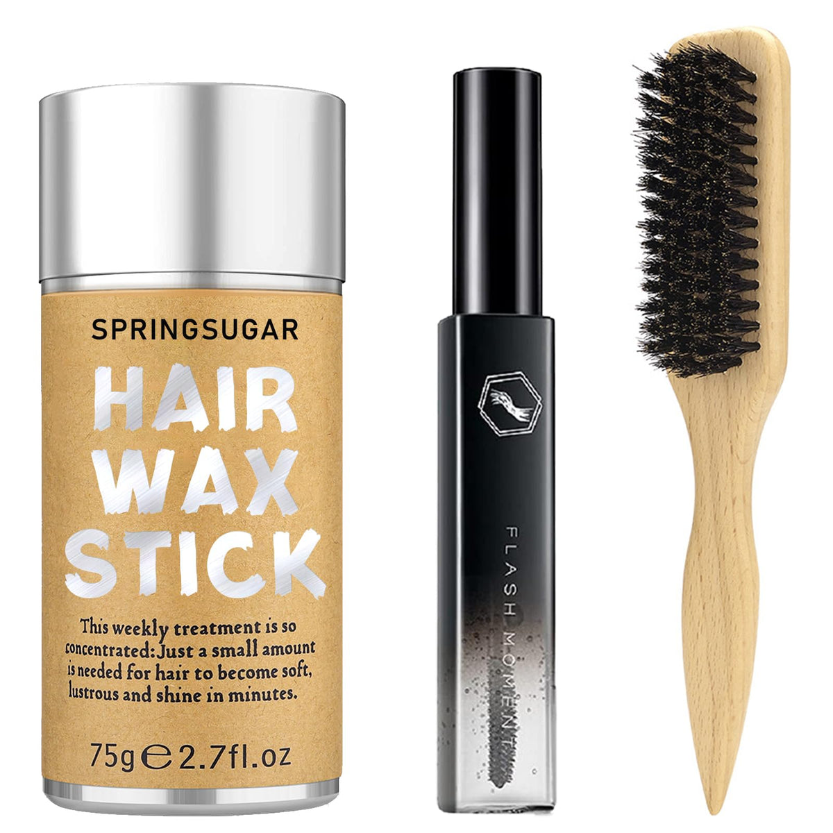 SPRINGSUGAR cera en barra para el pelo con fijación suave y duradera