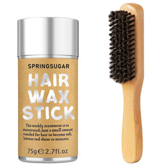 SPRINGSUGAR Slick Back Brush smooths hair for a sleek finish.