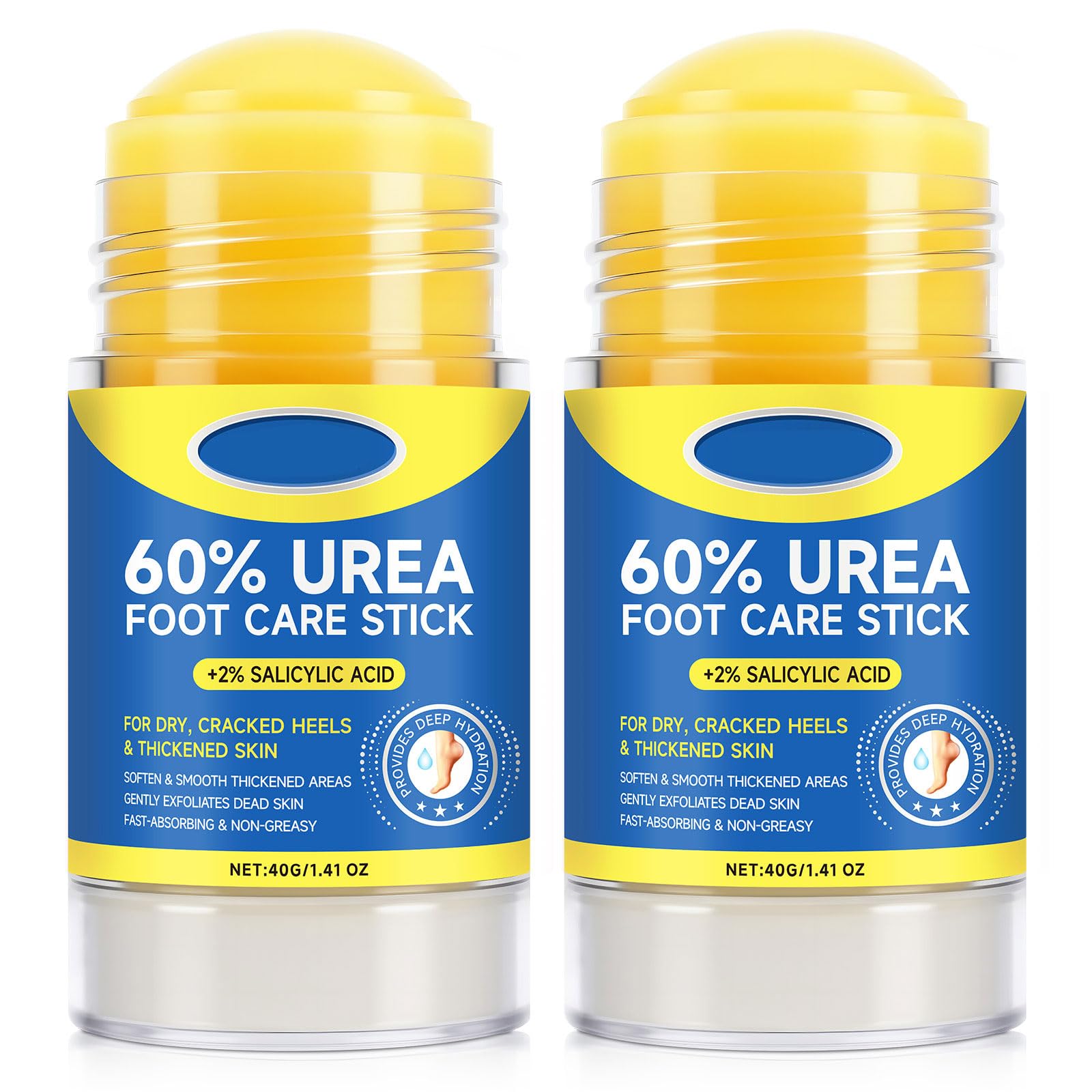 Springsugar stick crema-pie ureaa60 salicílico2: suaviza durezas y talones agrietados para pies más suaves.