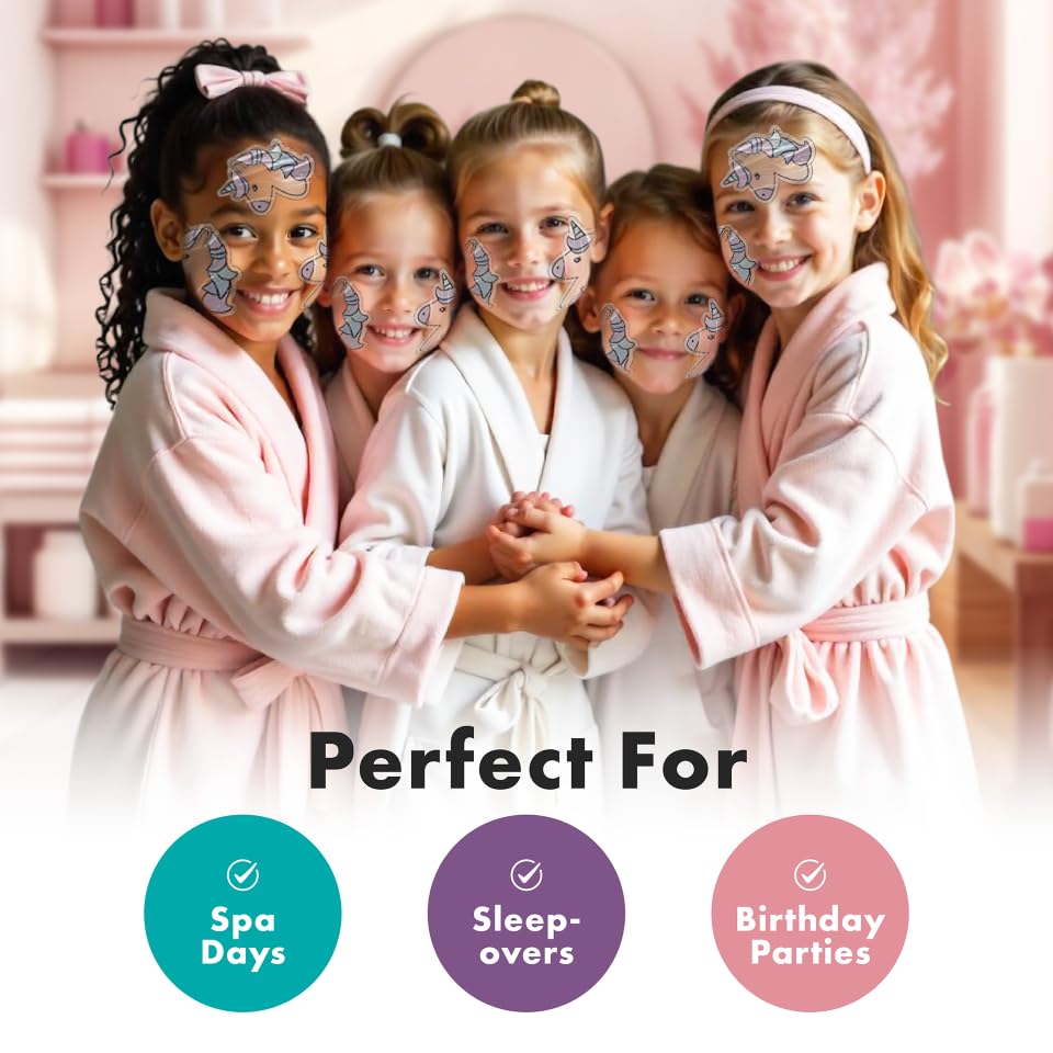 Sprk Naturals unicorn masks ideal as party favors or stocking stuffers