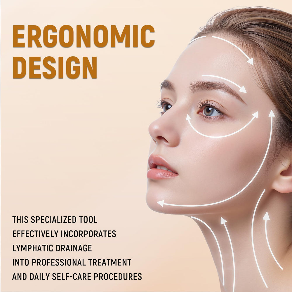 Sprsum Lymphatic Drainage Massager for Face offering gentle relaxation of facial tension