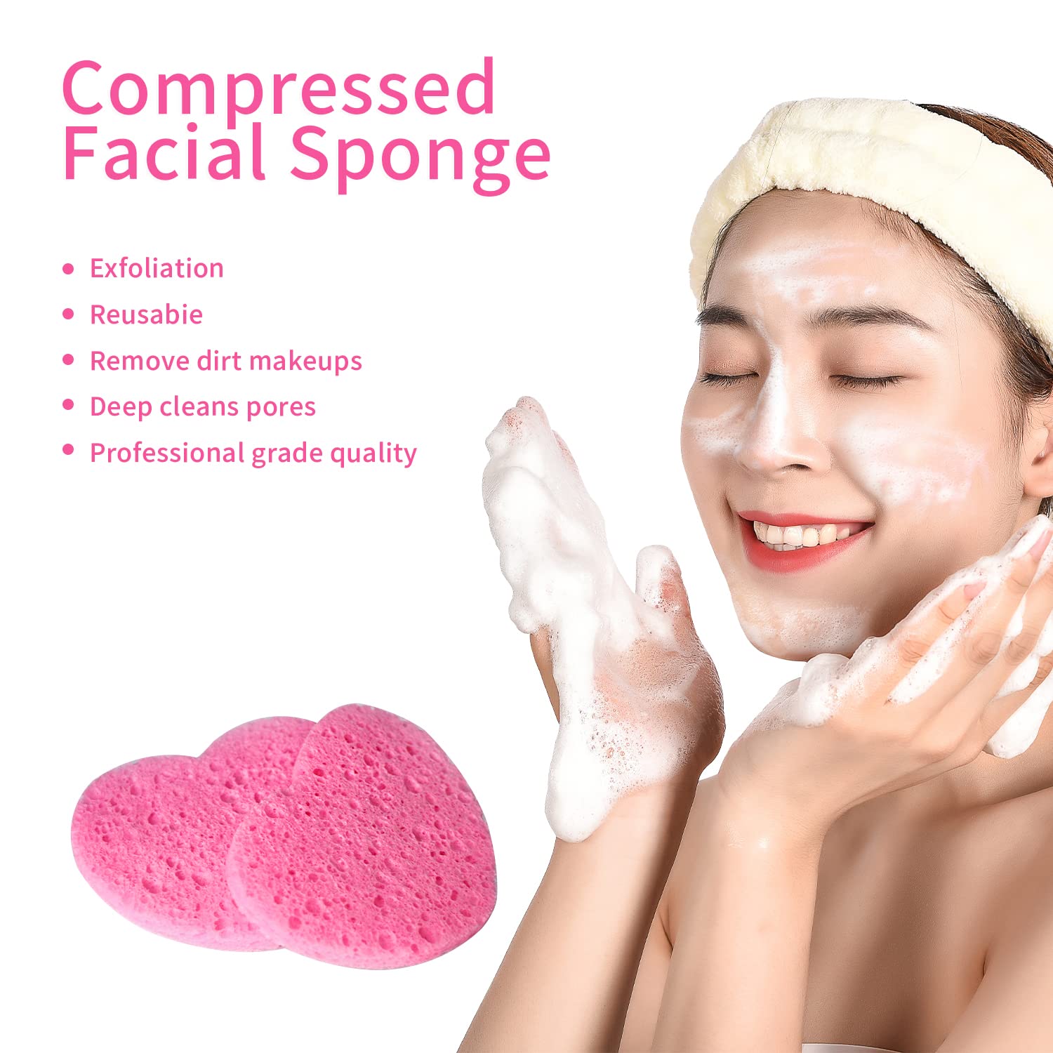 Spunspon exfoliating sponge designed for gentle daily exfoliation.