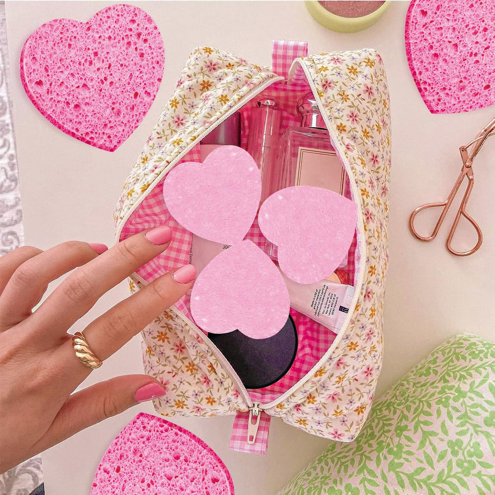 Spunspon makeup-removal sponge simplifies removing makeup and masks.