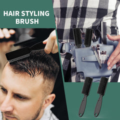 SQULIGT beard and hair styling brush for grooming sessions.