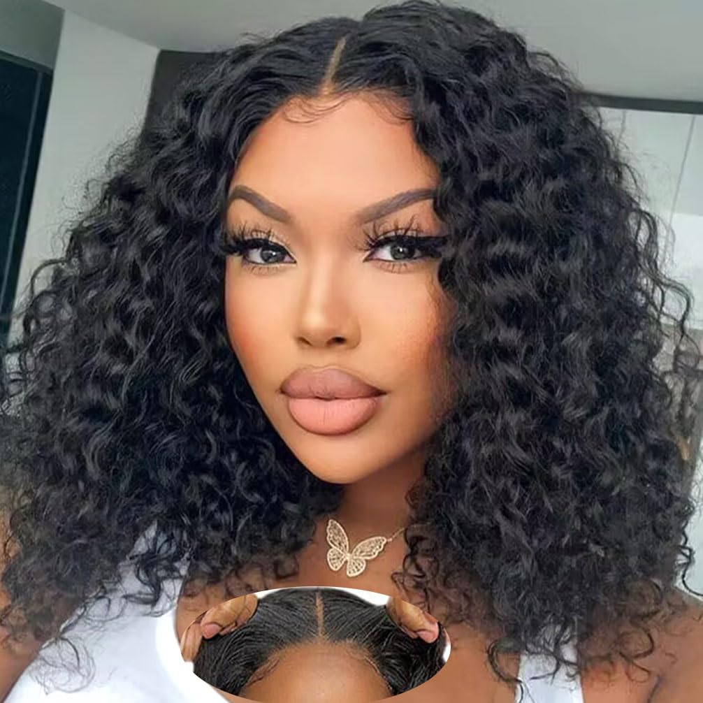 Srakuw Wear-Go glueless wig 14inch for quick secure daily wear.
