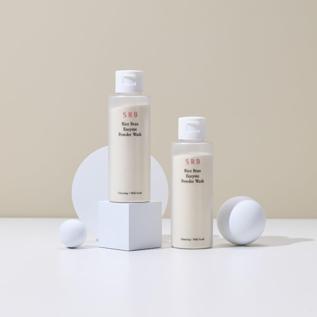 SRB Stabilized Rice Bran Enzyme Powder Wash eco-friendly packaging aesthetic