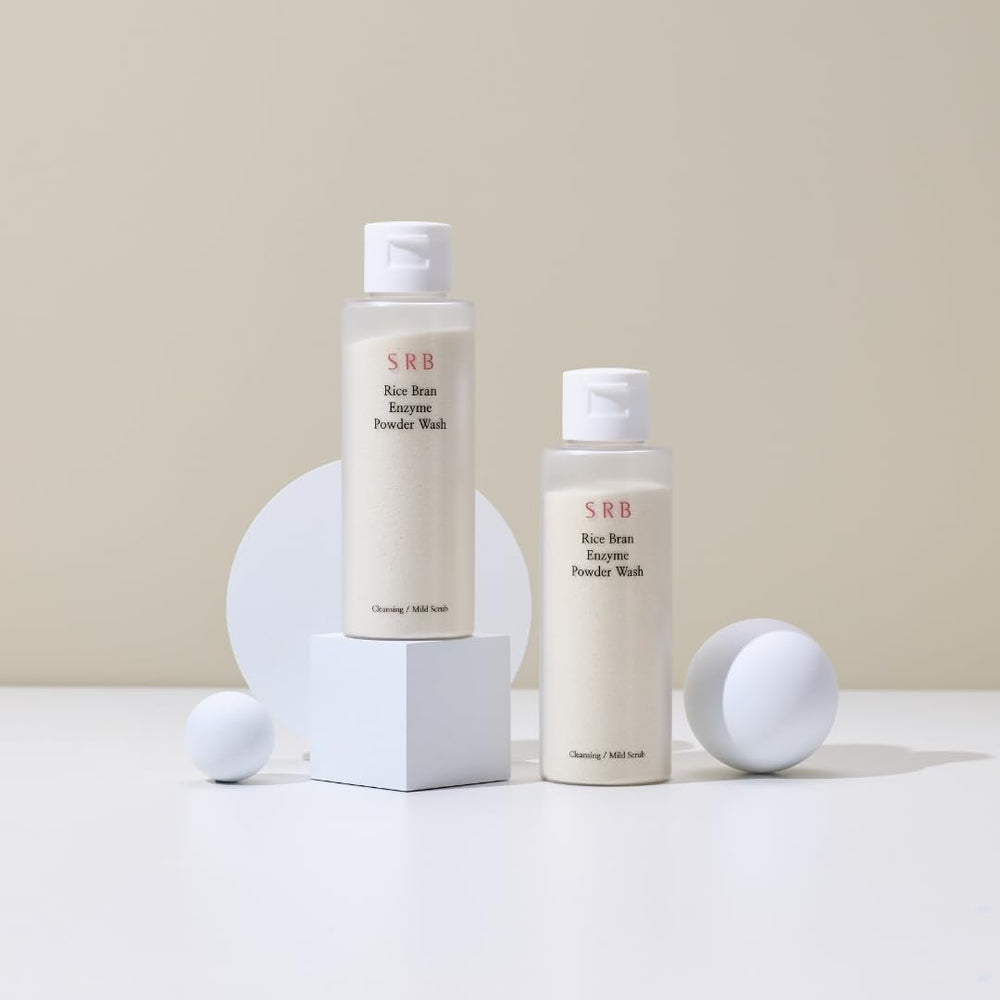 SRB Stabilized Rice Bran Enzyme Powder Wash eco-friendly packaging aesthetic